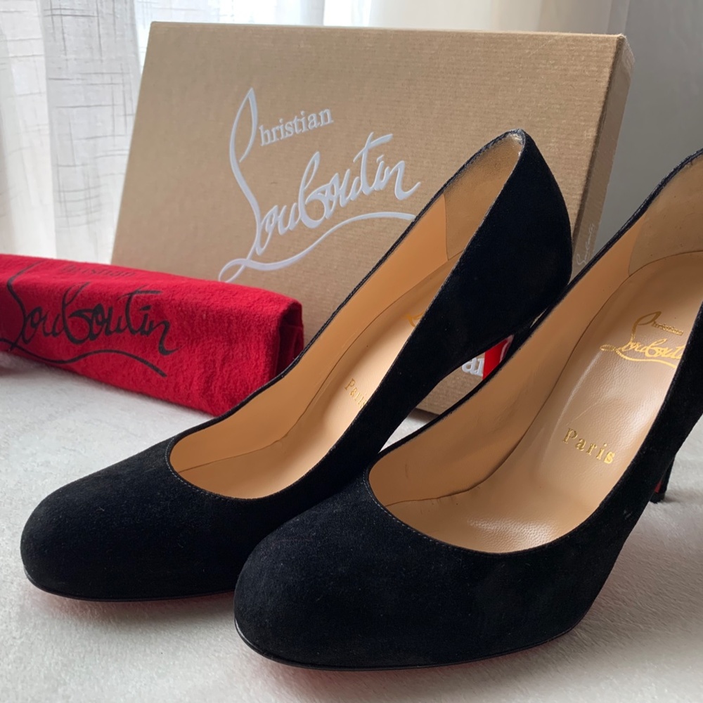 Christian Louboutin Suede Simple Pump 100 Veau Velours | 37.5